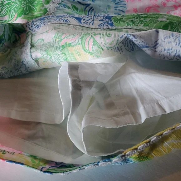 Lilly Pulitzer Skort. Beach Multi Color. Size 0 (28" waist) New W/O Tag - Picture 7 of 8